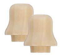 ibasenice Soporte para diapasón de 2 piezas, base de madera universal para herramientas de meditación, soporte organizador para diapasones para sanación con sonido y descanso de frecuencias.