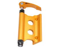 ibasenice Soporte para Horquilla de Bicicleta Brocheta Rápida Montaje para Portaequipajes Color Amarillo Accesorio Resistente para Transporte en Bicicleta de Montaña y Coche