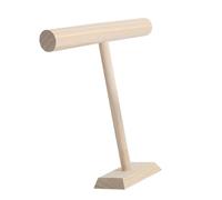 ibasenice Soporte para Pulseras y Collares de Madera Estilo T para Organizar Joyería Diseño Elegante y Funcional Adecuado para Exhibiciones y Negocios