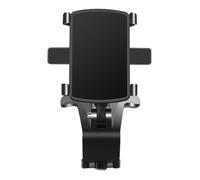 ibasenice Soporte para Teléfono Móvil para Coche de Abs Negro Diseño Elegante, Fácil de Limpiar y Uso Sencillo, Adecuado para Navegación y Soporte a Bordo