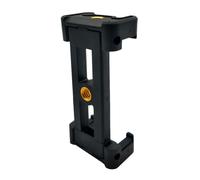 ibasenice Soporte Plegable y Protección para Dispositivo para Teléfono Móvil Clip en Forma de E, Soporte Negro de Plástico Fácil de Operar Adecuado para Fotografías y Viajes