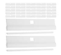 ibasenice Soporte Resistente de Repuesto para Persianas Verticales 30 Piezas de PVC Blanco y Fácil Instalación para Ventanas U Oficina