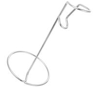 ibasenice Soporte Soporte Simple y para Batidor de Huevos de Acero Inoxidable, Diseño Vertical y Ahorra Espacio para Espumador de Leche en Cocina
