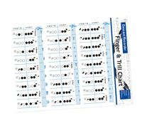 ibasenice Tabla De Acordes Para Flauta Dulce Tabla De Digitación Para Práctica De Flauta Dulce Guía De Aprendizaje Para Estudiantes