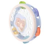 ibasenice Tambores De Percusión Infantil Handheld Para Tambor Educativo De y Juguete Musical De Desarrollo Color Rosa