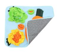 ibasenice Tapete Olfativo para Conejos Franela, Alfombrilla De Búsqueda De Alimento Cómoda, Mediana, para Estimular El Instinto De Forrajeo Mascotas Pequeñas como Cobayas y Hámsteres