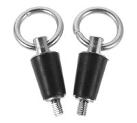 ibasenice Tapón de Drenaje Marino Cónico de Acero Inoxidable 13 Mm, Kit de 2 Piezas con Goma para Prevención de Fugas en Barcos, Kayaks y Embarcaciones Náuticas