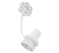 ibasenice Tapón de Drenaje Roscado para Enfriador y Caja Refrigerante, Resistente al Frío, Plástico Blanco Adecuado para Camping al Aire Libre y Reparaciones de Emergencia