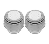 ibasenice Tapón de Repuesto para Termo Aislante 45 Mm, Compatible con Botellas Térmicas de 500 Ml a 1200 Ml, Tapa Gris con Sistema de Cierre Rápido, Resistente a Fugas para Actividades