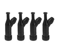 ibasenice Tapones de Bujía de Alto Voltaje para Generador Gasolina 3kw-5kw, Compatibles Motores 168f/170f/188f, Plástico Resistente, 4 Piezas, Protección contra Agua y Calor, Uso en Bombas