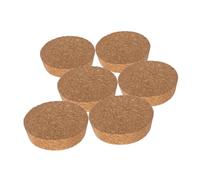 ibasenice Tapones De Corcho Cónicos para Floreros Hidropónicos, 6 Piezas, Madera Resistente, Tapa para Frascos De Terrario y Botellas Pequeñas, Cierre Hermético para Decoración De Hogar y Oficina