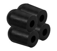 ibasenice Tapones de Goma Antideslizantes para Contrabajo, Protector Estable para Clavija Agarre Firme, Pack de 4 Piezas Negro para Accesorios Musicales