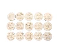 ibasenice Tarjetas Crecimiento Infantil Tarjetas Mensuales Regalos Recién Nacidos