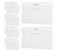 ibasenice Tarjetas de Recetas Duraderas en Papel Blanco de Doble Cara 50 y Aptas para Celebraciones Obsequios y Despedidas de Soltera, para Notas de Cocina