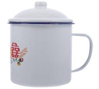 ibasenice Taza de Té Esmaltada de 1200 Ml, Práctica y Multiusos, Adecuada para Hogar y Tiendas de Postres Color Aleatorio