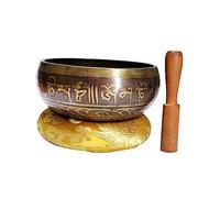 ibasenice Tazón De Canto De Con Martillo Pequeño Sonido Terapéutico Para Decoración Del Hogar y Prácticas De Yoga