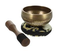 ibasenice Tazón De De Sonido Para Yoga Cuenco De Canto Hecho Mano Para Relajación y Bienestar Accesorio De Musical Tazón De Sonido Para Aliviar Estrés y Crear Tranquilo