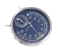 ibasenice Termómetro Interior y Exterior Analógico de Acero Inoxidable, Higrómetro de Alta Precisión Indicador Fahrenheit, para Pared o Sobremesa en Hogar y Sauna