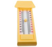 ibasenice Termómetro para Invernadero y Jardín Exterior, Registro de Temperaturas Máximas y Mínimas, Carcasa Abs Resistente, Escala Clara en °c y °f, Adecuado para Control Interior