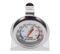 ibasenice Termómetro Resistente al Calor de Horno de Acero Inoxidable Lente Protectora de Vidrio Adecuado para Barbacoas y Equipos de Cocina Versátiles