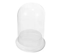 ibasenice Terrario de Vidrio Grande Cúpula Transparente y Orificio de Ventilación, Botella Ecológica para Micropaisaje DIY, Soporte para Plantas y Decoración de Jardín