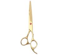 ibasenice Tijeras de Peluquería de Acero Inoxidable 6,5 Pulgadas, Corte Recto, No se Atascan, para Peluquero Profesional, Salón de Barbería y Uso Doméstico