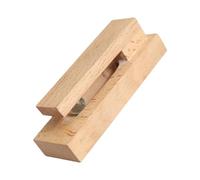 ibasenice Toallero de Madera Creativo sin Perforaciones para Baño y Cocina | Acabado Liso sin Rebabas, Diseño Moderno y Elegante, Color Caqui, Uso en Pared y Mueble