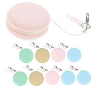 ibasenice Toallitas de Pantalla para Móvil y Lentes 10 Piezas Silicona y Colgante Llavero, Limpiador Portátil para Superficies Delicadas Fácil de Llevar Color Aleatorio