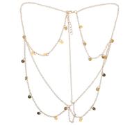 ibasenice Tocado Boda Cadena Cabeza Bohemio Borlas de Aleación de Zinc, Joyería para Mujer Festival y Fiesta, Accesorio Étnico Vintage para Peinados Nupciales