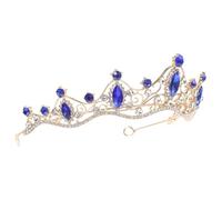 ibasenice Tocado de Novia Diadema de Gemas de Imitación Ligera y Aleación de Zinc para Boda y Banquete, Decoración Portátil para Niñas
