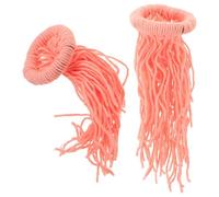 ibasenice Trapeadores para Desove de Peces Acuáticos Flotantes, Imitación Hierba Marina de Algodón, 2 Piezas Rosa, Escondite y Recogedor de Huevos para Acuarios y Tanques de Cría