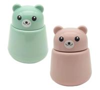 ibasenice Trituradora Manual de Pastillas Portátil 2 Piezas Pequeño Tamaño Colores Verde y Rosa para Hogar Uso Infantil y Viaje Cuidado de Salud Medicamentos sin Receta