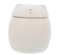 ibasenice Urna De Gato para Cenizas De Mascotas Contenedor Delicado para Guardar Huesos De Gato Cremación De Mascotas