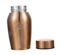 ibasenice Urna De Metal para Mascotas Contenedor para Cenizas De Huesos Urna Conmemorativa para Perros y Gatos para Entierro De Mascotas