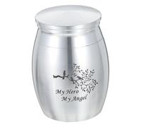 ibasenice Urna para Cenizas De Mascotas Elegante Botella para Almacenar Cenizas De Huesos para Guardar Recuerdos Funerales De Mascotas