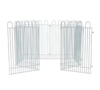 ibasenice Valla para Hámster de Alambre de Hierro 8 Piezas, Recinto Interior para Mascotas, Parque de Juego para Hámster, Barrera de Seguridad para Ejercicio en Casa