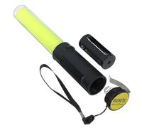ibasenice Varitas Luminosas LED de 26 CM Color Amarillo para Uso en Emergencias y Eventos Festivos, Bastón Resistente para Animar Conciertos y Controlar Tráfico