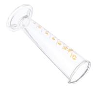 ibasenice Vaso Medidor de Laboratorio de Vidrio 10 Ml Triangular Escala Clara para Experimentos y Medición Precisa de Líquidos y Sólidos en Cocina y Ciencia Color Aleatorio