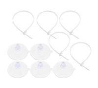 ibasenice Ventosas Reforzadas para Fijación de Parque Infantil 5 Piezas Bridas Antideslizantes para Muebles Soporte Seguro para Corral de Ñiño Anclaje Estable para Uso en Hogar