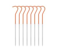 iBasingo 8 pcs/Lot Titanio Aleación Clavijas Al Aire Libre Tienda de campaña Estacas Portátil Codo Hierba Carpa Clavo Ti1525I