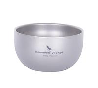 iBasingo Tazas de té pequeñas de titanio de doble pared, 40 ml, sin revestimiento, aisladas, ideales para expreso, whisky, oficina y regalo, apto para lavavajillas Ti3204D (color titanio)