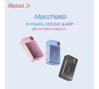 IBasso Jr. Macchiato HIFI DAC USB Portátil, Amplificador de Auriculares, Decodificador CS43131 con Estuche Protector de Cuero PU Pink with Case