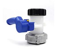 IBC - Adaptador de drenaje para válvula de tanque DN80, diámetro interior de 75 mm/62 mm, adaptador manguera para válvula de tanque IBC, adaptador de drenaje, piezas de conector para grifo de jardín