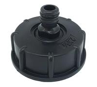 IBC Adaptador de tanque Conector de grifo de manguera de plástico S60X6 tapa roscada gruesa a 3/4 "adaptador de grifo de agua para válvula IBC Ton
