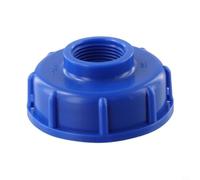 IBC - Adaptador de tanque de 3 4 pulgadas, conector de rosca hembra S60X6 de 60 mm, tapa de rosca interna para contenedor de plástico azul