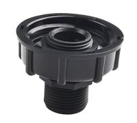 IBC Adaptador de tanque de 60 mm de rosca gruesa adaptador de manguera de plástico compatible con accesorios estándar de /2 y 3/4 pulgadas (32 mm)
