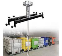 IBC Agitador de aire IBC, máquina mezcladora neumática de tanque de tonelada, hélice plegable, con colgador de soporte, para materiales de revestimiento de pintura, agitador disolvente de tinta