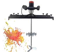 IBC - Agitador eléctrico de 3280 W, máquina mezcladora de pintura comercial de 1 tonelada con colgador de soporte, hélice plegable, equipo de mezcla de pintura