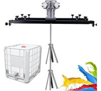 IBC - Agitador mezclador de tanque, máquina agitadora de pintura con colgador de soporte, capacidad de agitación 1000 l, presión de aire de trabajo 6-8 kg, para agitador disolvente de tinta (3