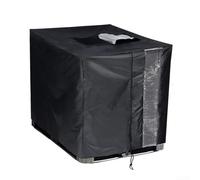 IBC - Cubierta para depósito de agua de lluvia de 300 L a 1000 L con apertura y ventana transparente de nivel de agua (600 L)